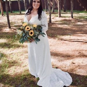 Wedding dress Davids bridal Ivory Size 12